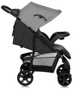 Lionelo - Babakocsi EMMA PLUS szürke/fekete