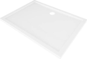 Mexen Flow téglalap alakú slim zuhanytálca 110 x 90 cm, fényes fehér - 46R109011