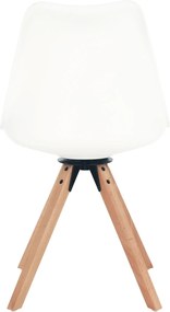 Stílusos forgószék, fehér, ETOSA