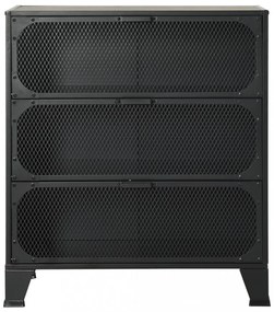 2 db szürke fém és MDF tárolószekrény 72 x 36 x 82 cm