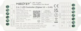 MiBoxer PZ5 Led szalag vezérlő 5in1 Zigbee 3.0 Rgbw Rgb+cct Mi-Light