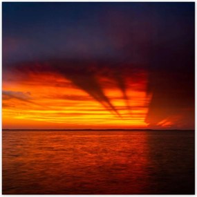 Poszterek 30x30 Tenger naplemente