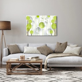 Az absztrakció képe a fákkal (90x60 cm)