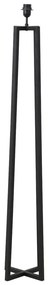 Matt fekete állólámpa talp 130 cm Miley – Light & Living