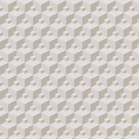 Divatos 3D geometrikus tapéta bézs Modern Sintra 356616 Kiárusítás