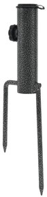 2 db horganyzott acél tüskés napernyő állvány 9 x 35 cm