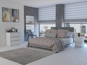 Drohmo M2 éjjeliszekrény, 30x40x30 cm, fehér