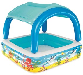 Bestway 52192 kék szín? véd?tet?s gyerekmedence 140 x 140 x 114 cm