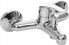 Kádtöltő csaptelep egykaros fali Nergis Vivo ezüst