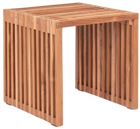 Pego kisasztal, teak fa, natúr, 40x40x40 cm