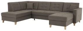 U alakú sarokkanapé Brodgat BL2L-STARK-373 (szürkésbarna taupe) (J). 1075523