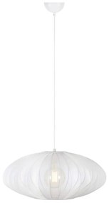 Fehér függőlámpa textil búrával ø 60 cm Florence – Markslöjd