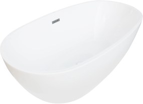 Luxury Eris szabadon álló fürdökád akril  170 x 85 cm, fehér - 53441708500 Térben álló kád