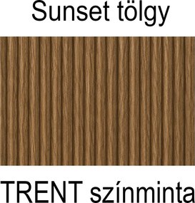 Leziter Trent fürdőszoba bútor Sunset tölgy minta/db