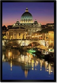Poszterek keretben 40x60 Róma Vatikán panoráma