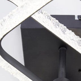 Brilliant - LED Fényerőszabályozható mennyezeti lámpatest AYDIN LED/34W/230V fekete + távirányító