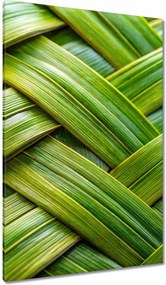 Vászonkép 80x120 Zöld fonott Zöld rattan fonott lemez