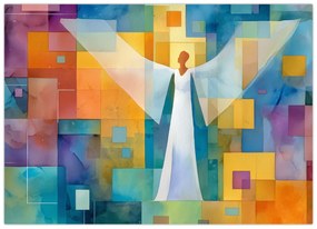 Kép - Geometrikus angyal (70x50 cm)
