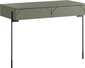 Sonatia konzolasztal/sminkasztal 100 2SZ - olívazöld