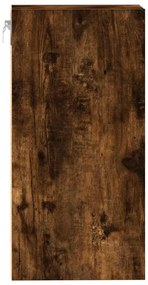 füstös tölgy színű szerelt fa függőszekrény 40x29,5x60 cm