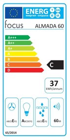 Almada 60 BL konyhai páraelszívó 65 W