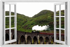 Poszterek 60x40 Gőzmozdony híd