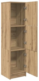 Magas Tároló kézműves tölgy 31,5 x 32 x 124 cm Faanyag