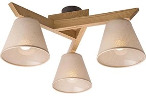 Fali lámpa ANTONIO 3xE14/40W/230V tölgy