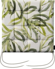 Károly székpárna 40x40 fehér-zöld