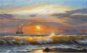 Flizelina fotótapéta Nappaliba és Hálószobába Tengeri panoráma 416x254