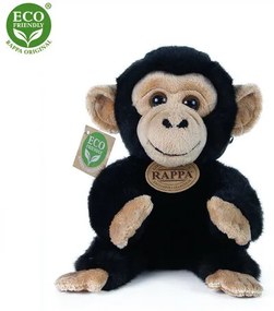 Rappa ülő plüss csimpánz majom, 18 cm