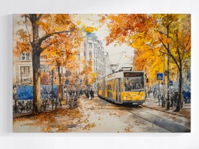 Poszter Våros Berlin Közlekedés Kommunikåció Villamos 120x80