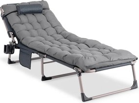 Kerti napozóágy szürke színben – SATURN