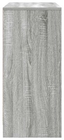 szürke sonoma komód fiókokkal és ajtókkal 70,5x34x74,5 cm