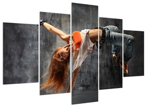 Street dance táncos képe (150x105 cm)