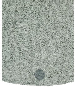 Világoszöld mosható kézi szövésű pamut gyerek szőnyeg ø140 cm Round Dot Blue Sage – Lorena Canals