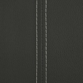 6 db szürke műbőr szánkótalpas étkezőszék