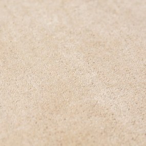 Natúr színű kézi szövésű gyapjú kerek szőnyeg ø 180 cm Leo Scallop – Flair Rugs