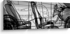 Kép - 3D-s autómodell (órával) (90x30 cm)