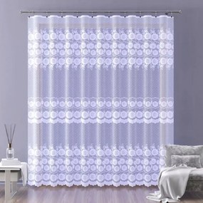 Gyönyörű finom jacquard függöny fehér 230 cm Betilia A137