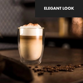 Klarstein Glaswerk Jesolo, thermo poharak dupla üveggel, 350 ml, kézműves, boroszilikát üveg