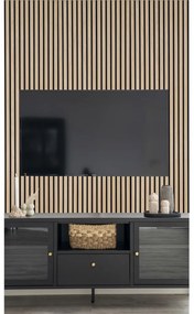 Akusztikus panel, fa furnér, natúr, tölgy hatású 240x60x2,2 cm