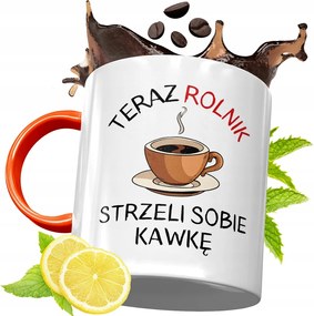 Narancssárga Bögre Gazdáknak Ajándék fényképes nyomtatással