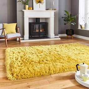 Polar mustársárga szőnyeg, 80 x 150 cm - Think Rugs