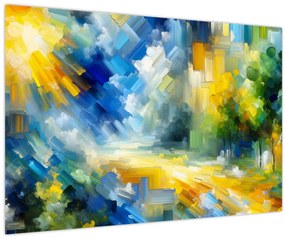 Kép - Absztrakt napos nap (90x60 cm)