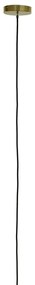 Bronzszínű függőlámpa üveg búrával ø 40 cm Medina – Light &amp; Living