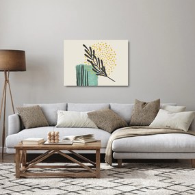 Üveg kép - Absztrakt lapok N⁰3 (70x50 cm)