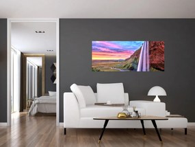 Kép - Seljalandsfoss vízesés (120x50 cm)