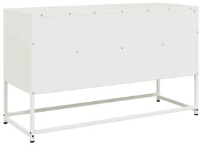 fehér acél TV-szekrény 100,5x39x60,5 cm