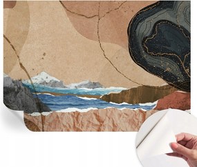 Matt öntapadós fotótapéta falra Absztrakt tájkép 312x219 cm